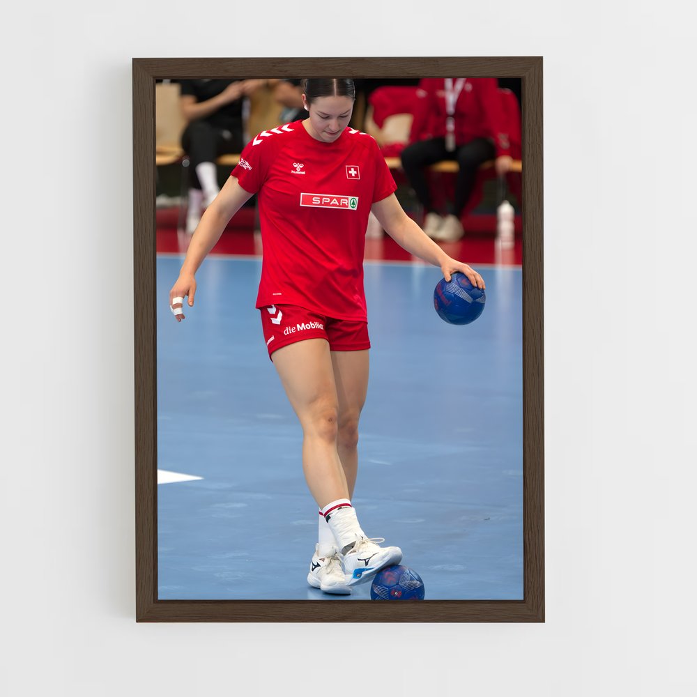 Poster Strike Énergique – affiche Handball (vue 5)
